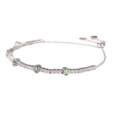 Green Sapphire Adjustable Bracelet