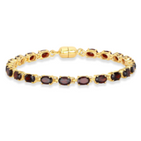 Genuine Garnet Tennis Bracelet