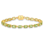 Genuine Peridot Tennis Bracelet