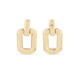 18K Gold Vermeil  Link Earrings