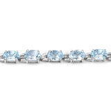 Natural Blue Topaz Bracelet