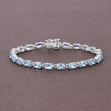 Natural Blue Topaz Bracelet