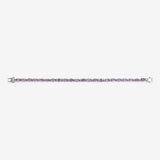 Genuine Pink Amethyst Tennis Bracelet