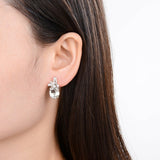 Green Amethyst Earrings