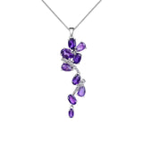 Natural Amethyst Leaf Jewelry Set Fine Color Jewels Amethyst Pendant Necklace, Amethyst Jewelry, Amethyst Necklace and Earrings Set, Amethyst Solitaire Necklace, Amethyst Stud Earrings, best gift for girls, best gift for women, dla-dm-discount-all-154898, February Birthstone Jewelry, gift for her, Gift for Mom, gift for women, gift from daughter, Healing Gemstone Pendant, Natural Amethyst Jewelry Set, Purple Gemstone Jewelry, Sterling Silver Amethyst Jewelry, Valentine's Day gift