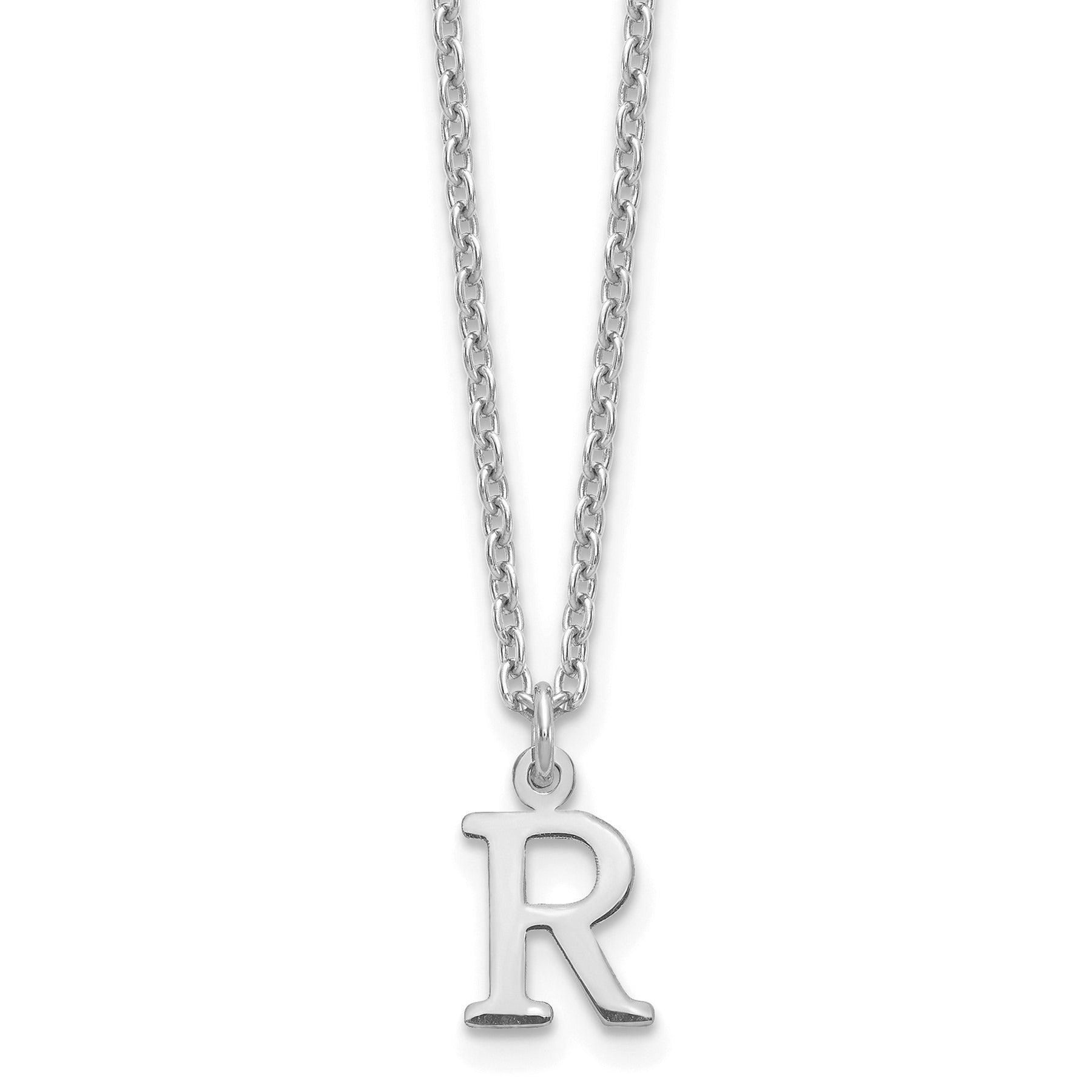 10K God Letters Initial Necklaces