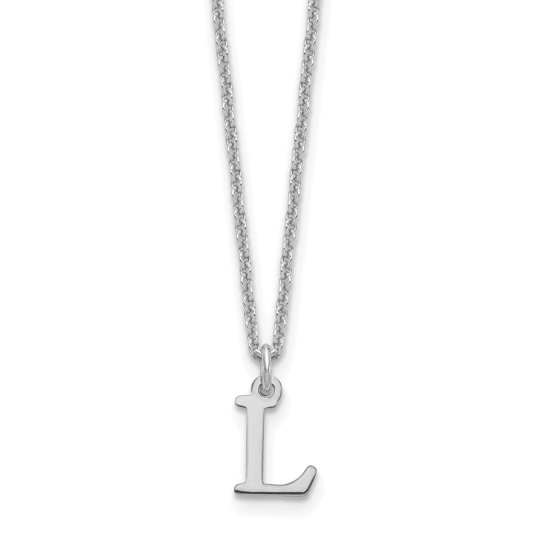 10K God Letters Initial Necklaces