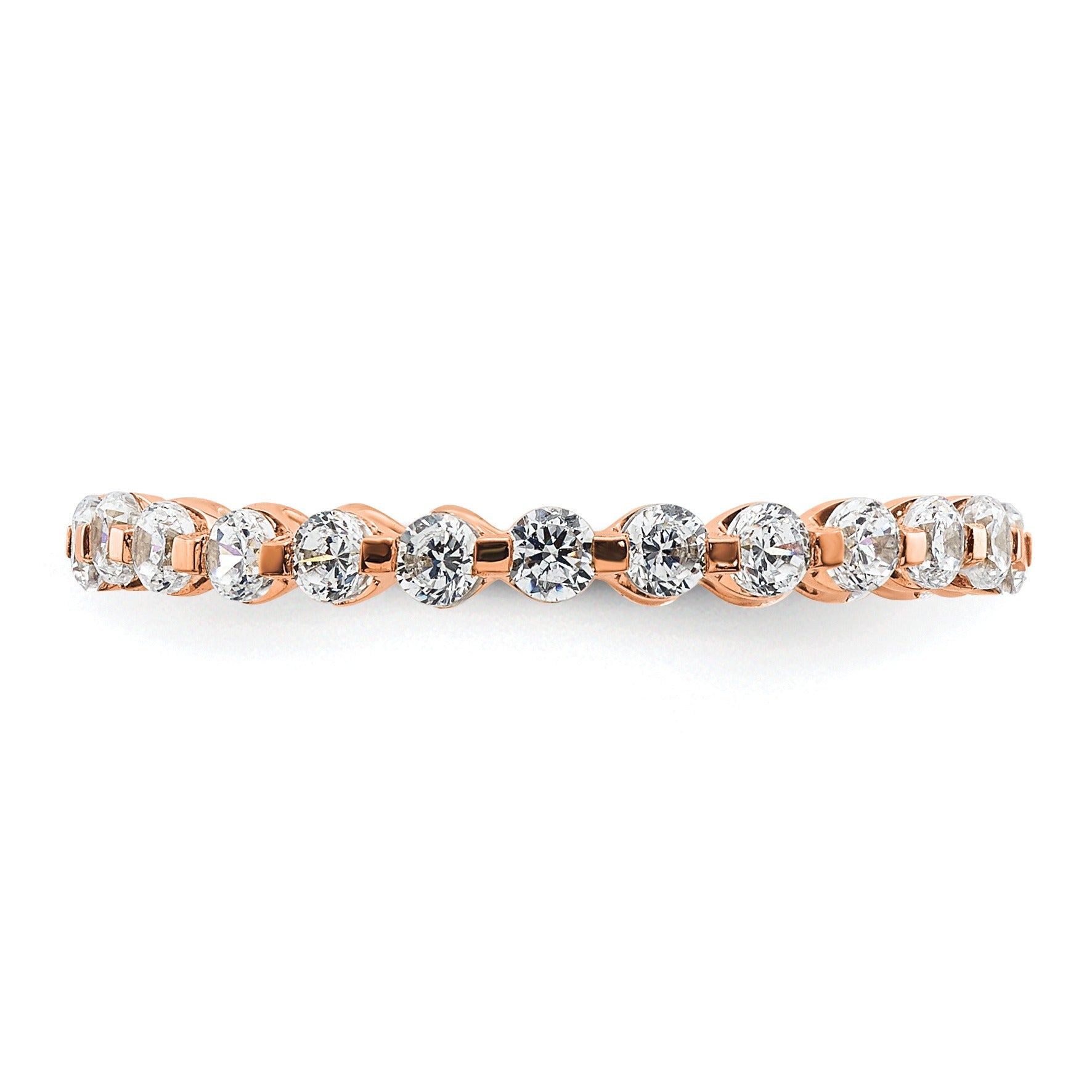 14k Gold Lab Grown Diamond Eternity Band Ring