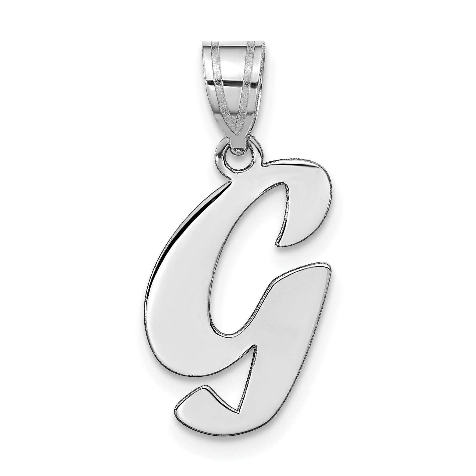 Gold Initial Pendant Fine Color Jewels