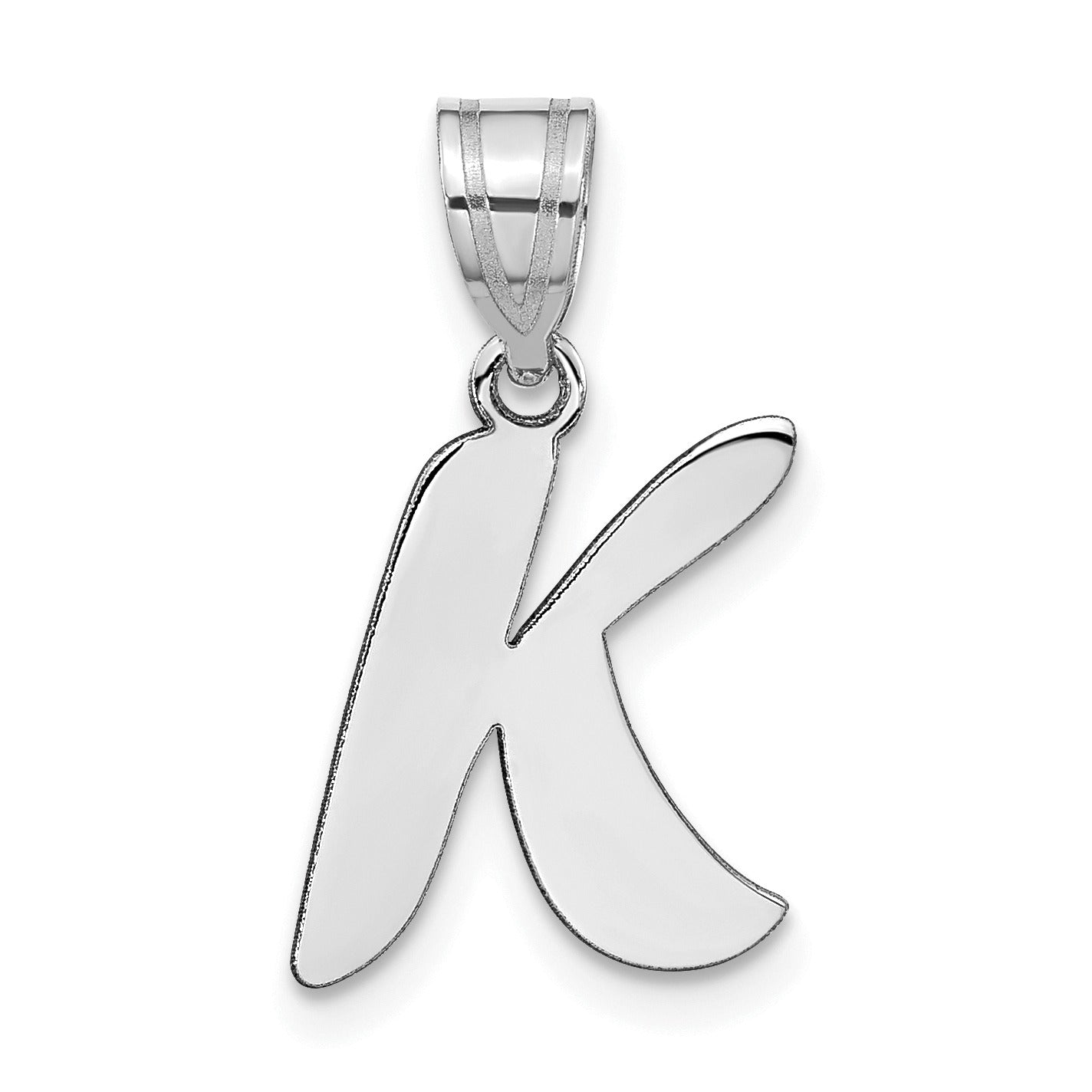 Gold Initial Pendant Fine Color Jewels