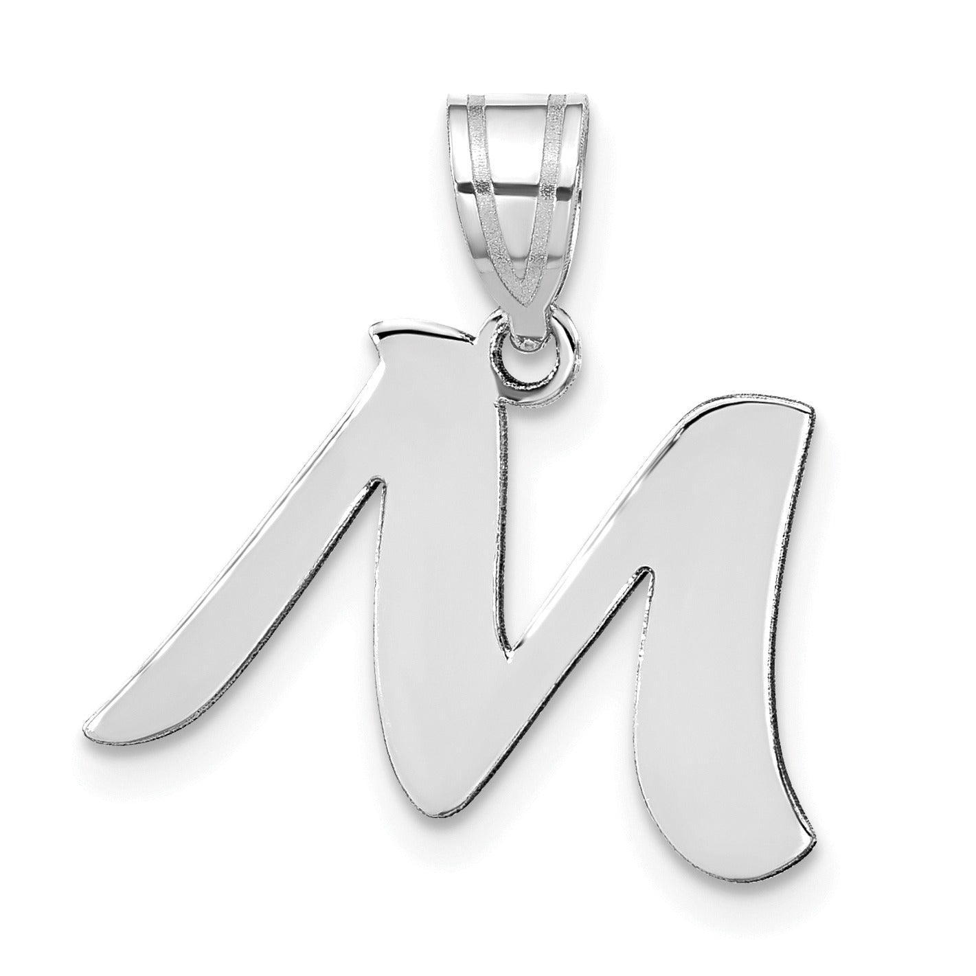 Gold Initial Pendant Fine Color Jewels