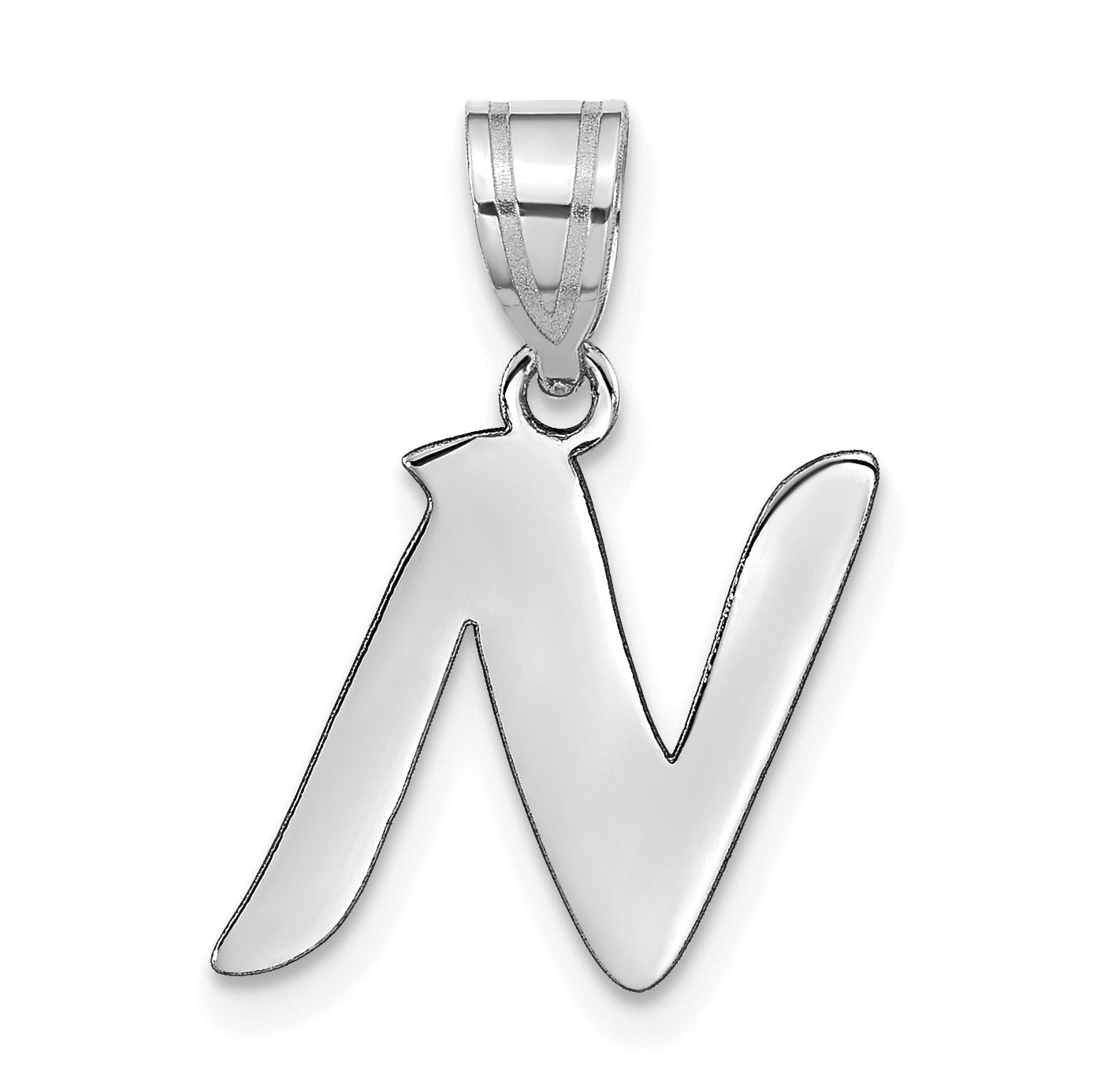 Gold Initial Pendant Fine Color Jewels