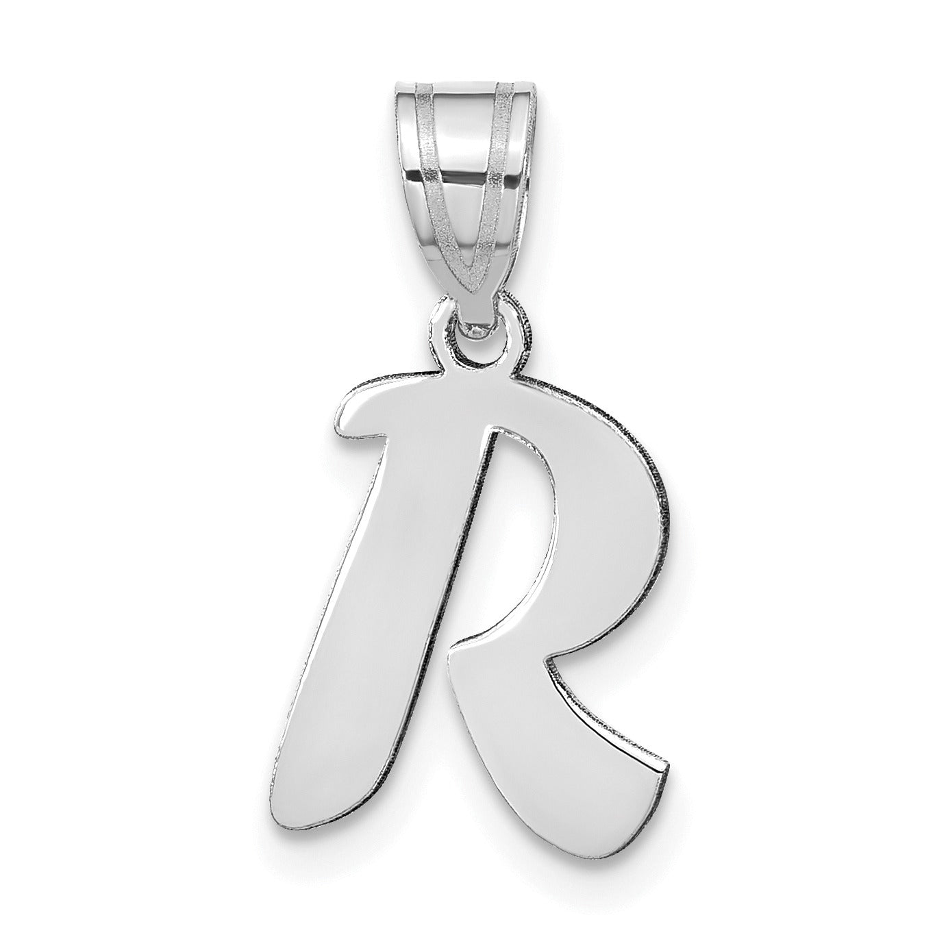 Gold Initial Pendant Fine Color Jewels