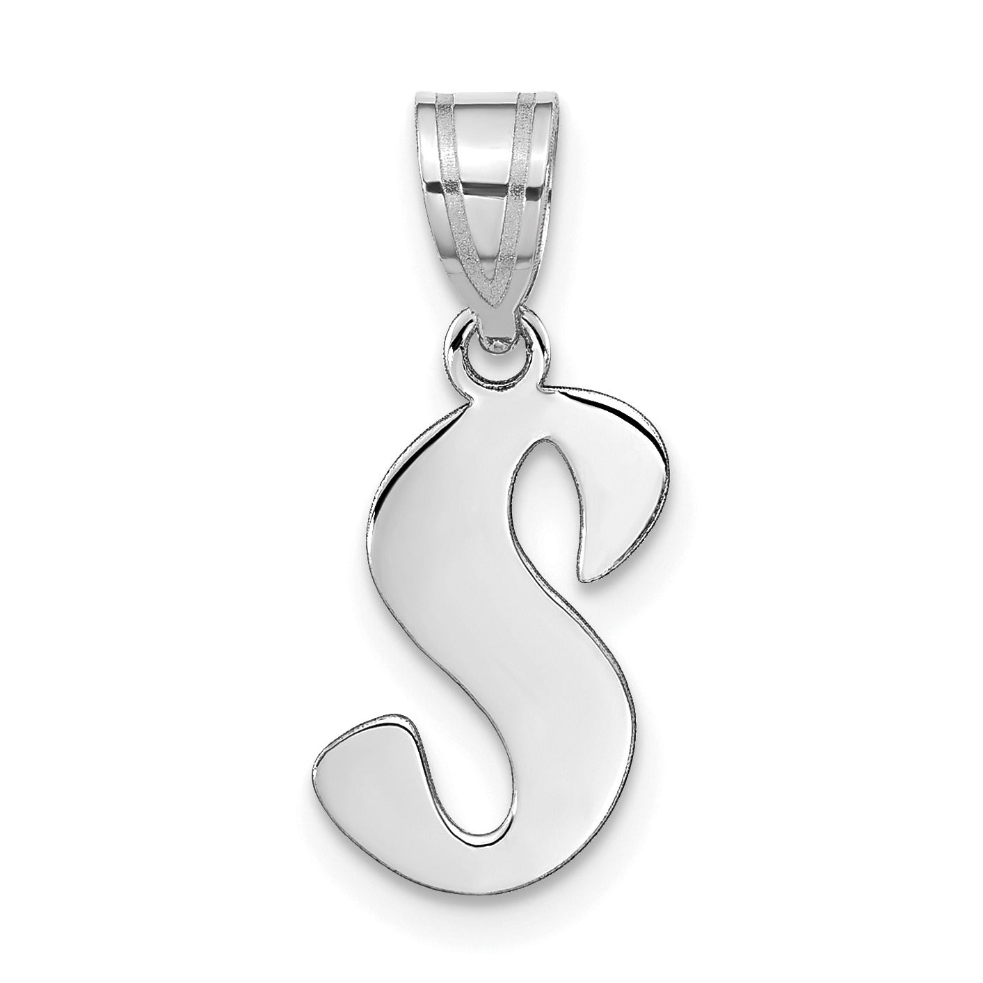 Gold Initial Pendant Fine Color Jewels