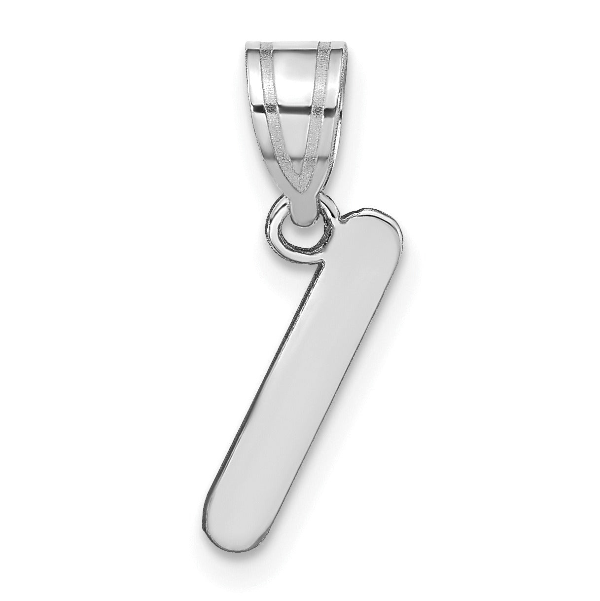 14K Gold Bubble Letter Initial Pendant Fine Color Jewels