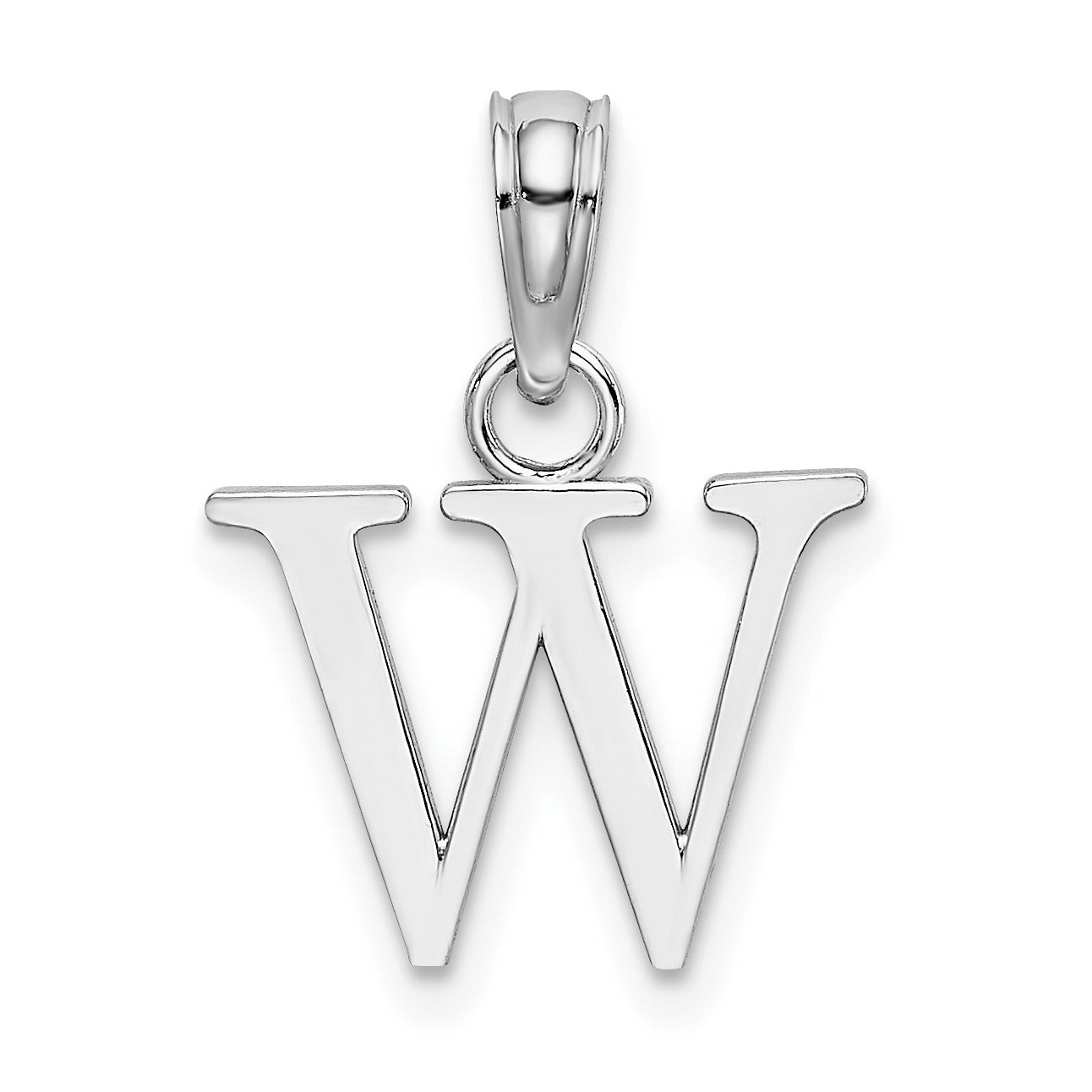 14k Gold Block Initial Letter Pendants Fine Color Jewels