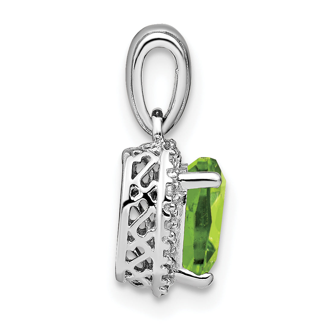 Heart Gemstone and Diamond Halo Pendant Fine Color Jewels