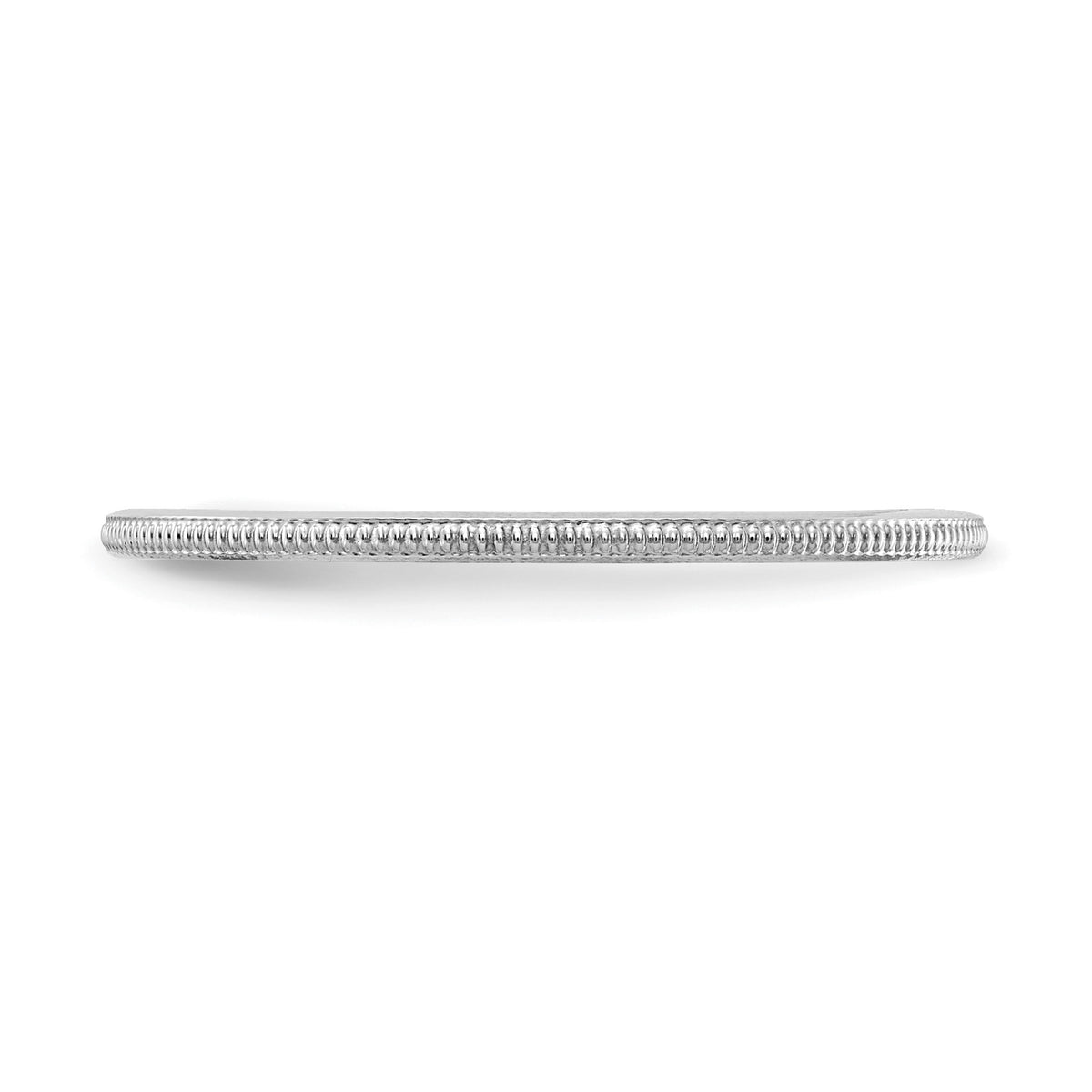 10K White Gold Stackable Ring