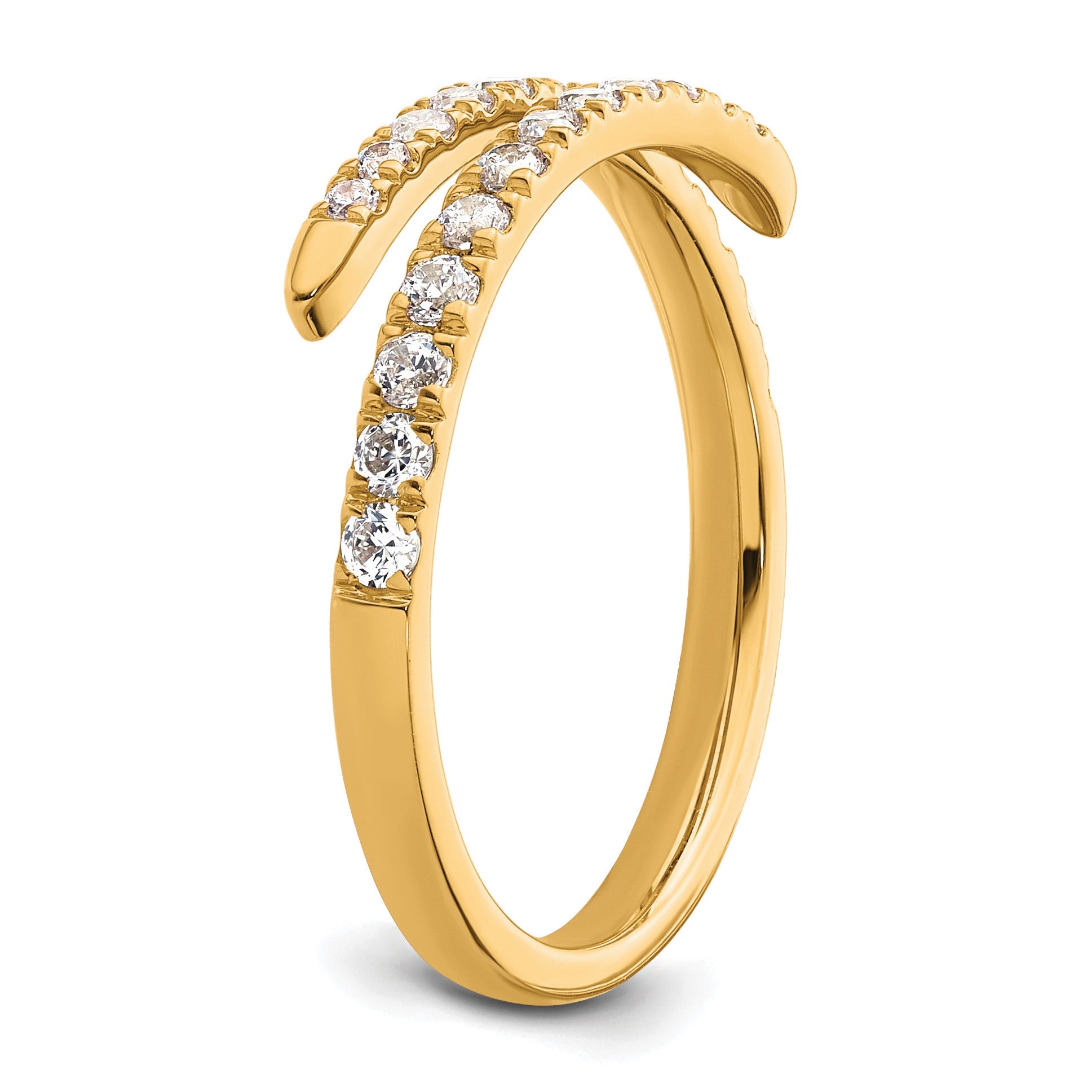 14k Gold Lab Grown Diamond Fashion Bands