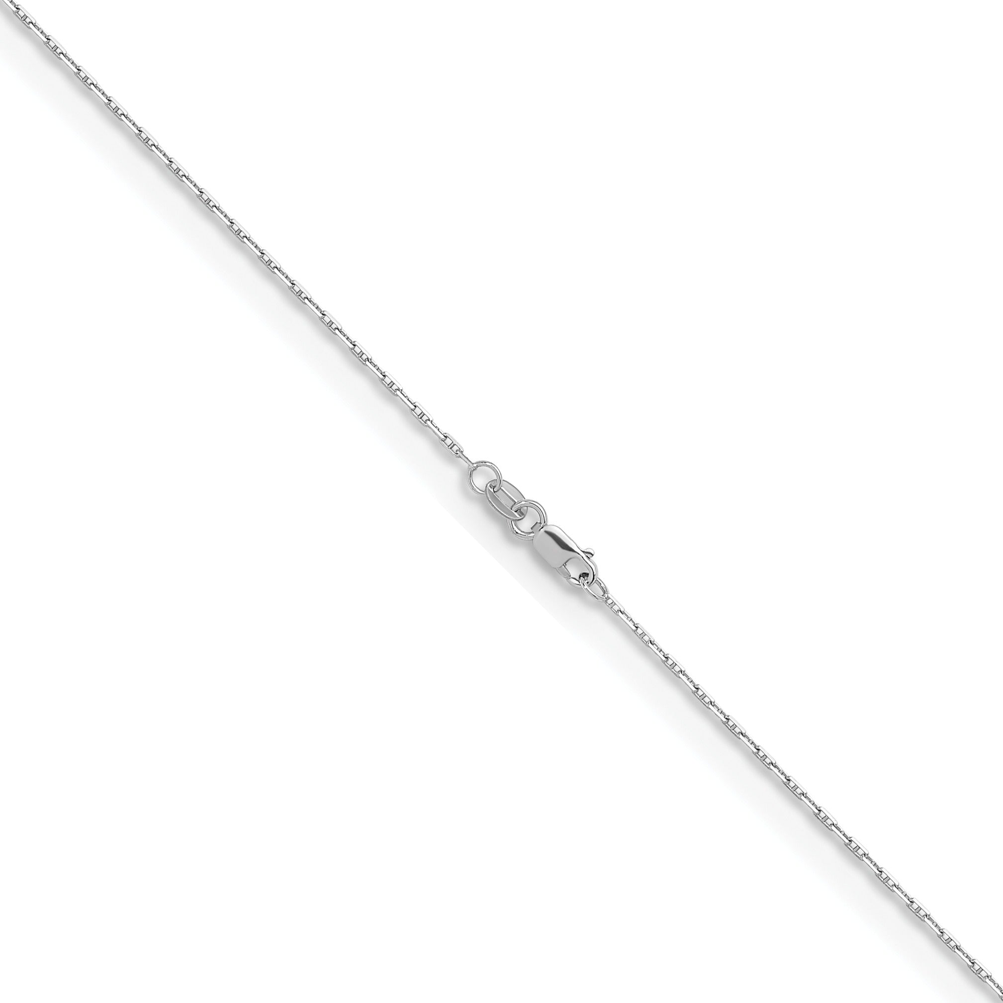 1.3 mm 14K Gold Polished Anchor 18 Inch Chain