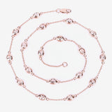 Genuine Morganite By The Yard Necklace