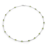 Genuine Peridot By The Yard Necklace