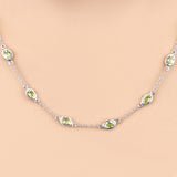 Genuine Peridot By The Yard Necklace