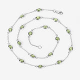 Genuine Peridot By The Yard Necklace