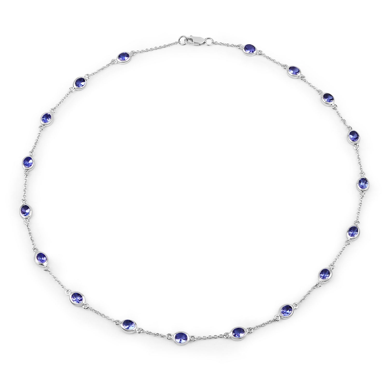 Genuine Tanzanite By The Yard Necklace