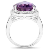 Genuine Lavender Amethyst Statement Ring