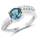 London Blue Topaz Engagement Ring