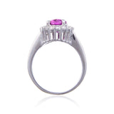 purple gemstone ring, cocktail ring, statement ring design for women