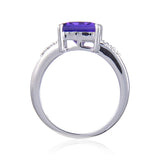 Square cut solitaire ring, solitaire ring on a budget