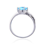 gift for her, gift for mom, anniversary gift design, birthday gift design, wedding gift, proposal ring, elegant ring design, blue gemstone ring